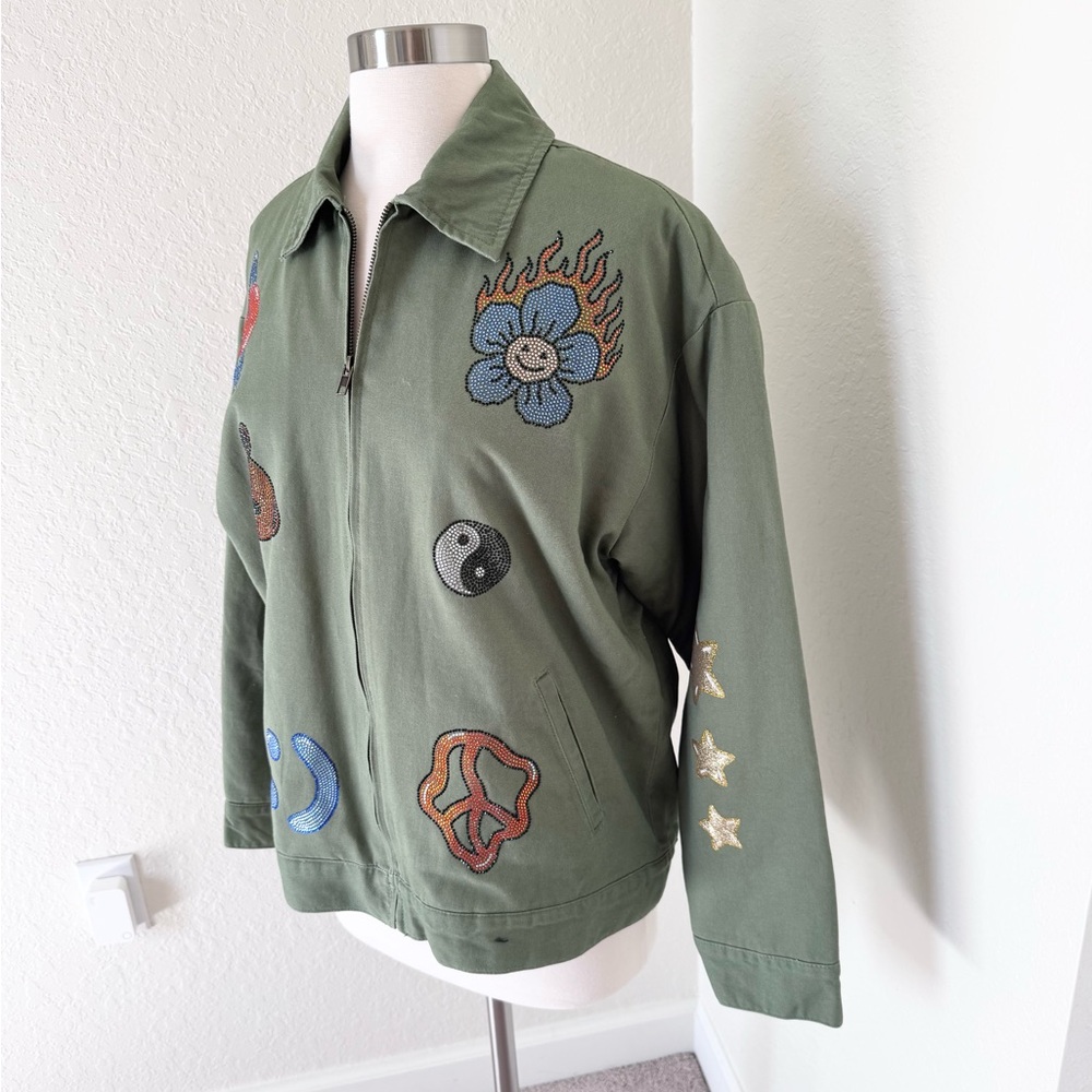 Forever 21 Unisex Rainbow Jacket - Picture 2 of 13